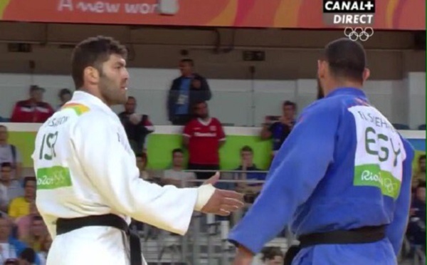 Image  JO Rio 2016: ce judoka Egyptien refuse de saluer un Israélien