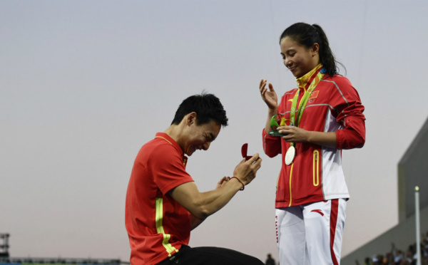Trois demandes en mariage ont eu lieu pendant les épreuves des Jeux olympiques de Rio.