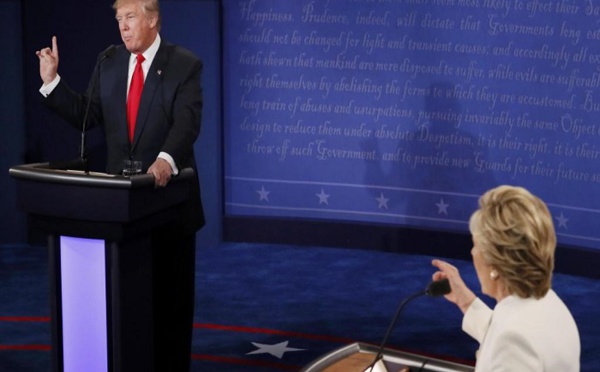 Présidentielle américaine: ce qu'il faut retenir du dernier débat Clinton-Trump