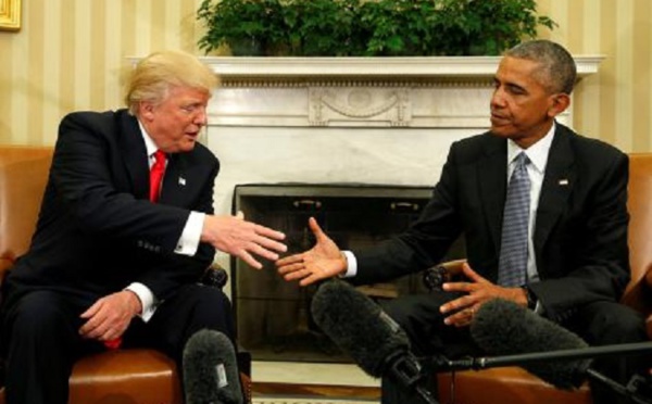 Trump: «Je suis impatient de travailler avec Obama»