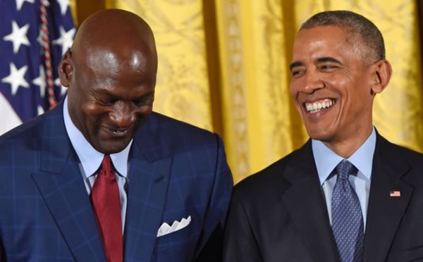 Quand Barack Obama fait pleurer Michael Jordan (Vidéo)