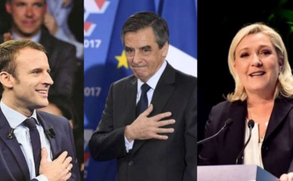 ​ Sondage présidentielle 2017 : Le Pen et Fillon en tête, Macron troisième