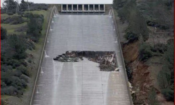 Le plus haut barrage des États-Unis menace de céder