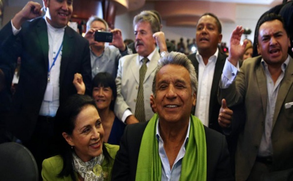 Présidentielle en Equateur: le socialiste Lenin Moreno revendique la victoire