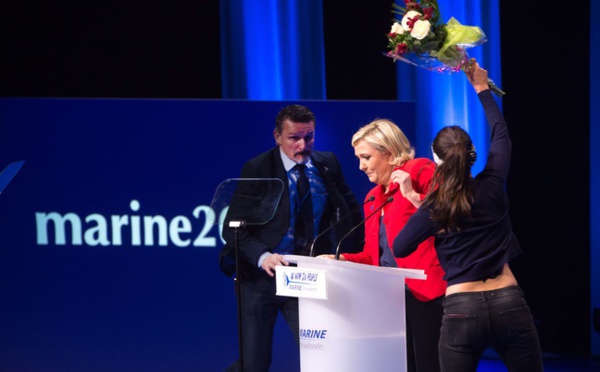 Marine Le Pen et les Femen, une histoire de désamour réciproque