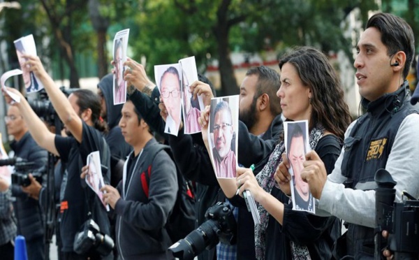 Mexique: manifestation contre les assassinats de journalistes