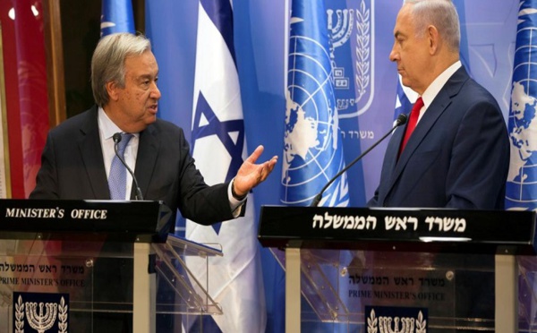 Processus de paix israélo-palestinien: mission impossible pour Antonio Guterres