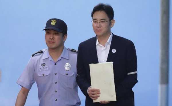 ​Procès de l'héritier de Samsung: le parquet veut une peine plus sévère en appel