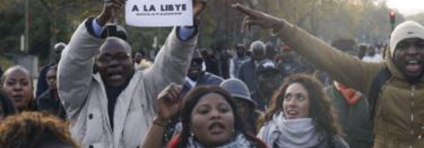 Manifestation à Paris contre l'esclavage en Libye