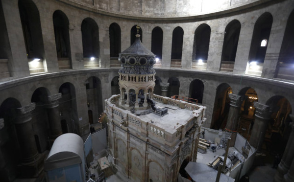"Une découverte très importante" sur le site du tombeau du Christ à Jérusalem