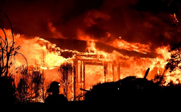 Vidéo - Un incendie ravage actuellement la Californie...