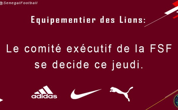 Equipementier des "Lions" : Le choix de la fédération attendu jeudi