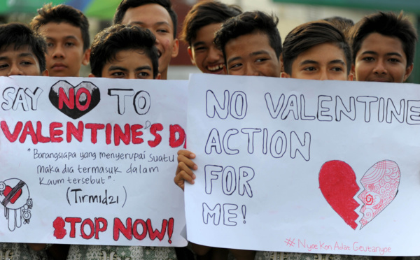 ​Ces pays où la Saint-Valentin est interdite