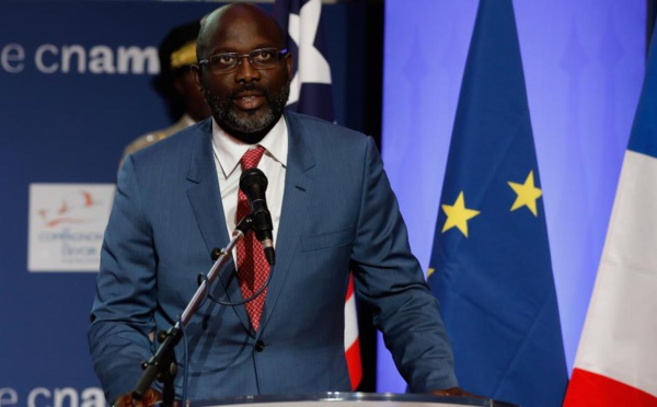 ​George Weah aux étudiants français: «L'éducation est la clé»