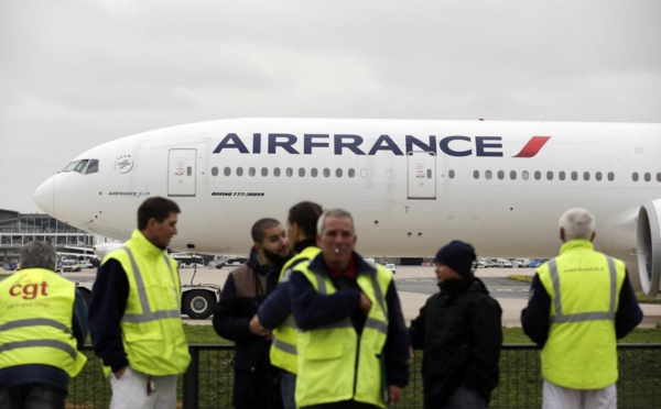 Air France: Les pilotes et le personnel navigant en grève jeudi 