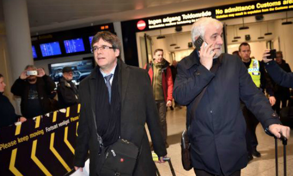 L'ex-Président de la Catalogne Puigdemont arrêté en Allemagne