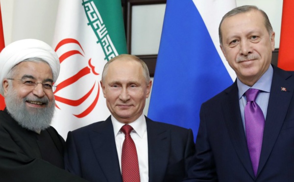 Erdogan, Poutine, Rohani : sommet à trois pour s'entendre sur la Syrie