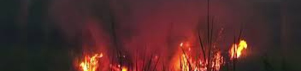 Vidéo - La mer prend feu en Indonésie... Regardez !!!