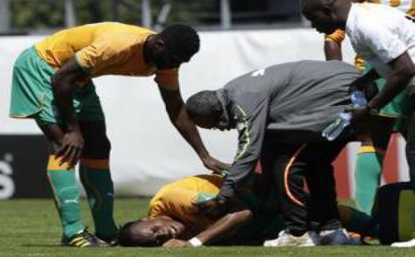 Foot:Drogba a repris difficilement l’entrainement