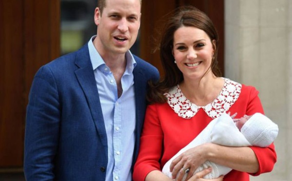 Ca y est ! William et Kate ont donné un nom à leur 3e enfant