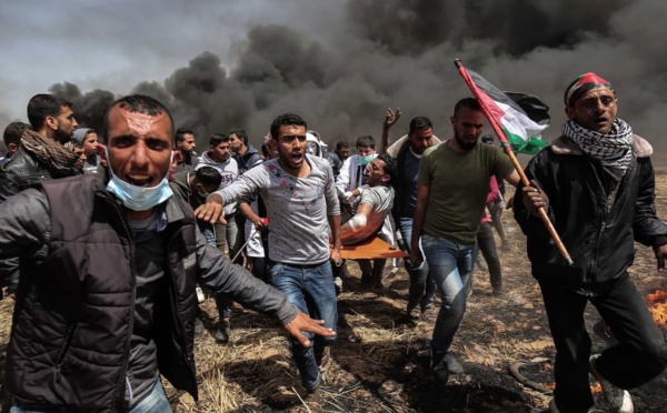 Violente répression à Gaza : 4 Palestiniens tués