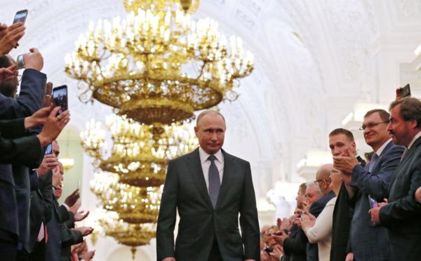 Vladimir Poutine investi pour un quatrième mandat à la tête de la Russie