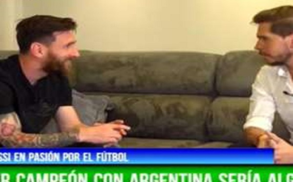 Lionel Messi : « Ça ne m'est pas venu à l'idée de jouer avec l'Espagne »