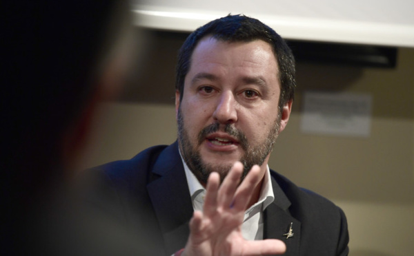 Le ministre italien Matteo Salvini, cauchemar des migrants, en Sicile ce dimanche pour 
