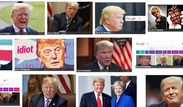 ​Google associe Donald Trump au mot idiot