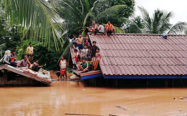 Laos : 19 corps retrouvés après l'effondrement d'un barrage