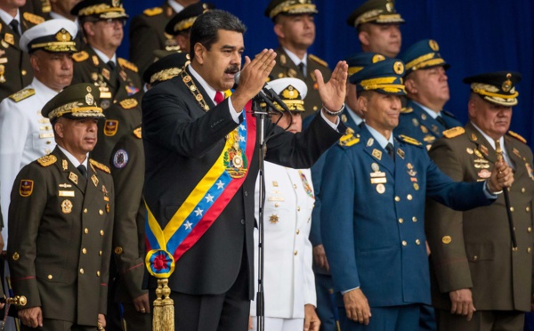  VIDEO. Venezuela: Maduro accuse le président colombien d'un «attentat» au drone contre lui