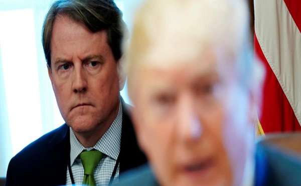 Etats-Unis: Donald Trump annonce le départ de l'avocat de la Maison Blanche