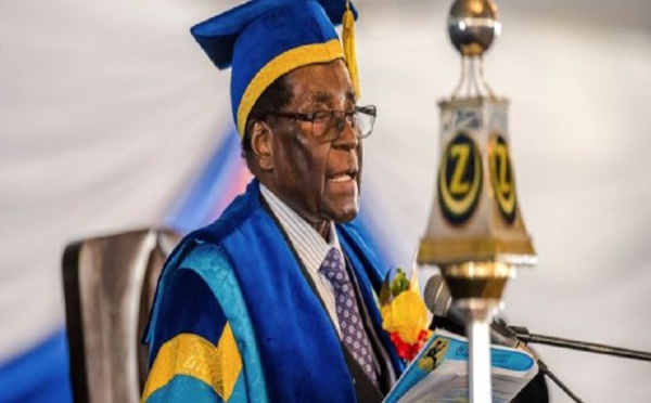 Mugabe reconnait la victoire de Mnangagwa