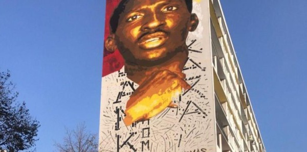 (Vidéo) Inauguration de la Fresque de Thomas Sankara en France 