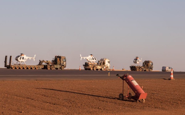 Mali: trois hélicoptères d’attaque des Forces Armées arrivent à Gao