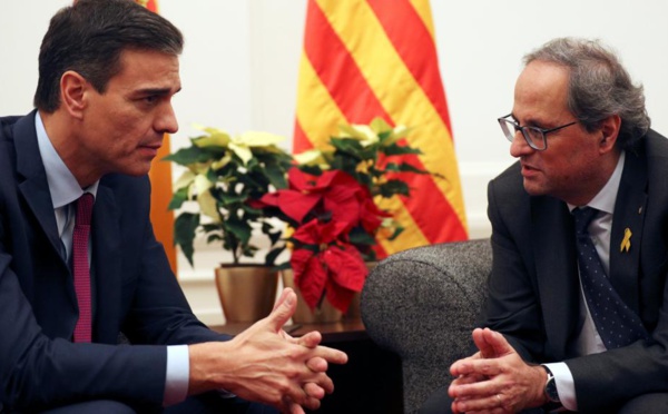 Espagne: rapprochement sous tension entre Madrid et les séparatistes catalans