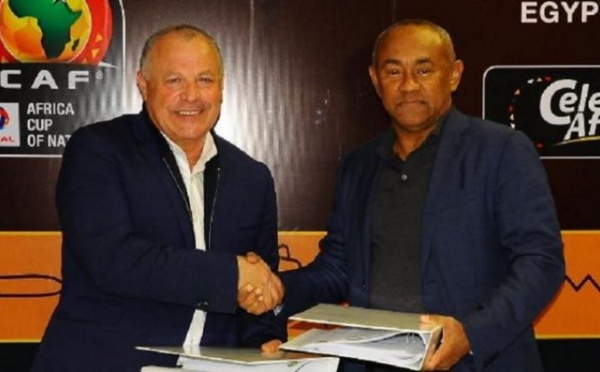L'Egypte et la CAF ont signé l'accord cadre pour la CAN 2019