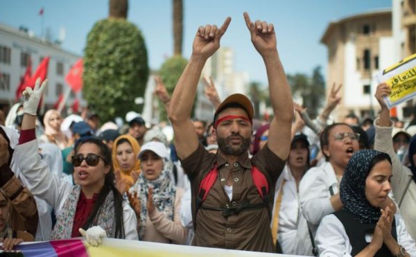 Des enseignants "contractuels" ont manifesté à Rabat