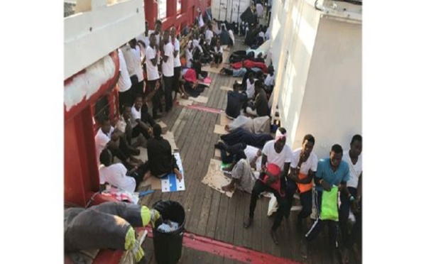 356 migrants secourus par Océan Viking en méditerranée