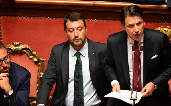 Italie: le président du Conseil Giuseppe Conte annonce sa démission