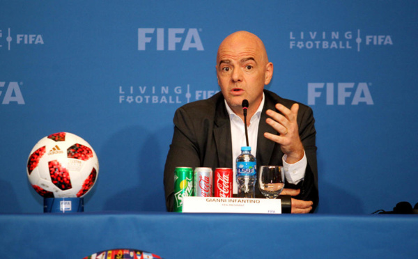 Fifa: Gianni Infantino propose d’organiser la CAN tous les quatre ans