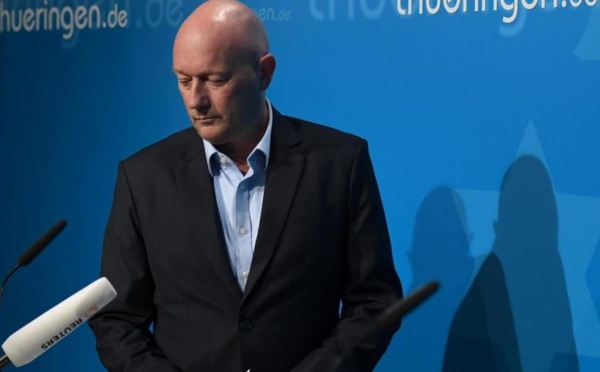 Allemagne: élu grâce à l'extrême droite, le président de Thuringe démissionne