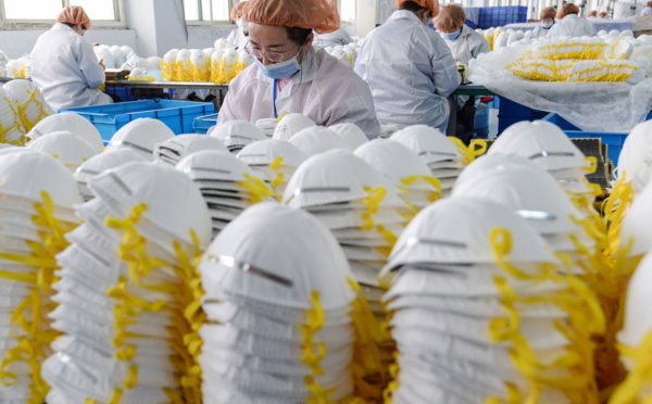Coronavirus : La Chine envoie un million de masques à la France