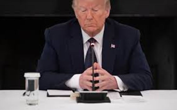 Pendant les obsèques de Floyd, Trump a quasiment gardé le silence