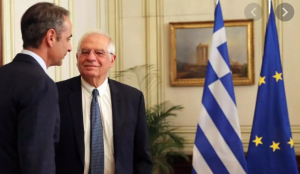 Frontières: le chef de la diplomatie européenne réaffirme son soutien à la Grèce