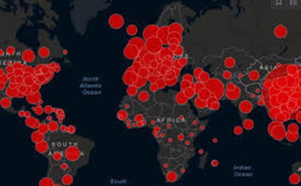 Coronavirus dans le monde : 649 morts aux Etats-Unis et 1252 au brésil en 24h