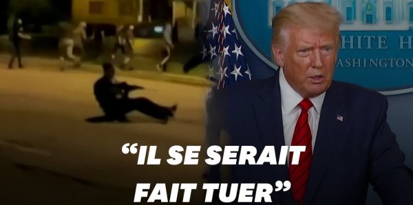 ( Vidéo) Trump défend l'ado qui aurait tiré sur trois manifestants à Kenosha