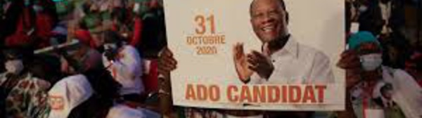 Emmanuel Macron reçoit le président ivoirien Alassane Ouattara, candidat à sa réélection