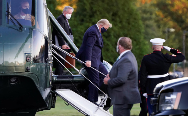 Etats-Unis: Donald Trump transféré dans un hôpital militaire