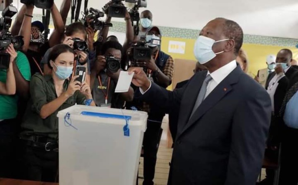 Côte d'Ivoire : Ouattara «satisfait» du bon déroulent du scrutin sur l'ensemble du territoire